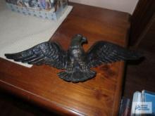 Eagle tin wall plaque