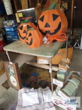 Folding card table