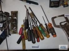 Assorted screwdrivers