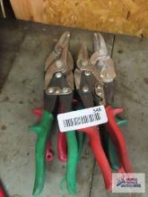 Lot of tin snips