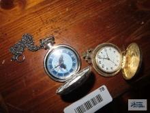 Citron and Colibri pocket watches