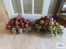 Artificial fruit baskets