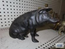 Antique cast iron piggy bank