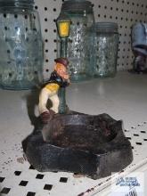 Antique figurine ashtray