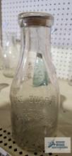 Brownlee Brothers Dairy milk bottle. Lowellville, Ohio