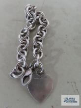 Tiffany and Company bracelet, marked 925.