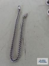 Silver color bracelet, marked 925 Italy