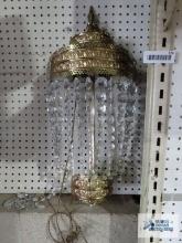 French provincial style metal wall lamp