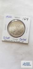 1922 Peace dollar coin