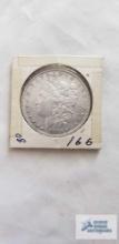 1880 Morgan one dollar coin