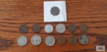 Indian Head pennies, Buffalo nickels, steel penny, V nickel