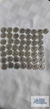 (50) 1962 Roosevelt dimes (very good condition per seller)