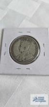 1918 Canadian 50 Cents coin
