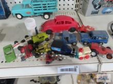 variety of toy cars
