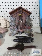 Cuckoo clock with weights. Germany.