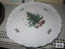Nikko Happy Holidays Christmas platter