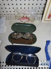 Safety glasses and eyeglasses