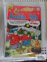 Three Archie and Me comic books. one is missing cover.