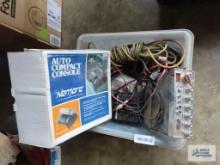 Cobra 29 LTD WX classic CB radio with extra speaker, antenna wiring and auto compact console