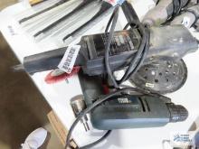 Black & Decker sander polisher and drill with diamond bit hole saw and rust wheel