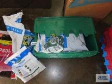 Topsoil, Scott's patch master and grass seed