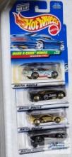 Complete set of 1998 dash for cash series Hot Wheels cars new in packages