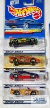 Complete set of 2000 Snack Time series Hot Wheel cars new in packages