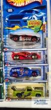 Complete 2002 Yu-Gi-Oh series Hot Wheel cars, new in packages