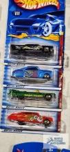 Complete 2001 Monsters series Hot Wheel cars, new in packages