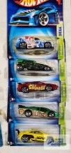 Complete 2003 Sega series Hot Wheel cars, new in packages