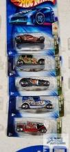 Complete 2004 Tat Rods Hot Wheels cars, new in packages
