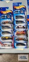 Eleven 2003 Hot Wheels Final Run cars, new in packages