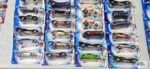 Thirty-two 2004 First Edition Hot Wheels cars, new in packages