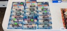 16 Johnny Lightning Surf Rods diecast cars and card sets, new in packages