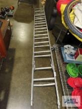 24' Aluminum extension ladder