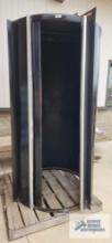Dark room door. 45" across by 85-1/2" tall.