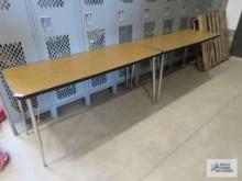Pair of 5' by 2' formica top tables