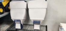 Pair of animal feeders