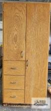 Wooden storage cabinet