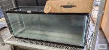Glass aquarium. 4' long by 13" wide by 21" tall
