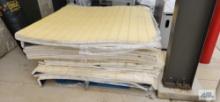 11 Dollamur wrestling half mats. 119-1/2" by 59-3/4". Forklift will be available for loading.