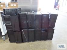 Lot of computer tower cases