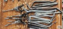 Pry bars, punches, cylinder homes and etc