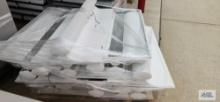 24 Fluorescent commercial lights. 3'-11" by 23-3/4". On two pallets. Forklift will be available for