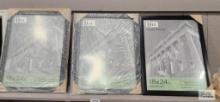 Three 18x24" poster frames, new out of boxes