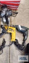 Metabo and DeWalt drills and Wen 3" belt sander
