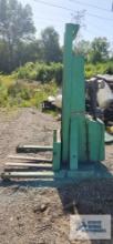 Crown model 20MT 2000# walk behind electric lift.