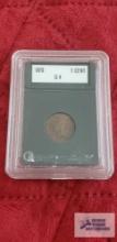 1870 Indian Head penny.