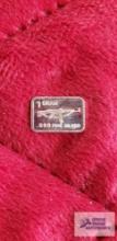 1 Gram .999 fine silver bar