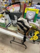Assorted yard and house maintenance supplies